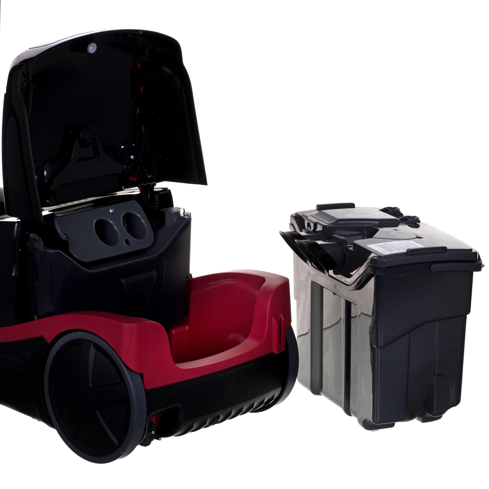 Sauso ir drėgno valymo dulkių siurblys Bosch AquaWash & Clean BWD421POW, 2100 W, Juodos ir raudonos spalvos
