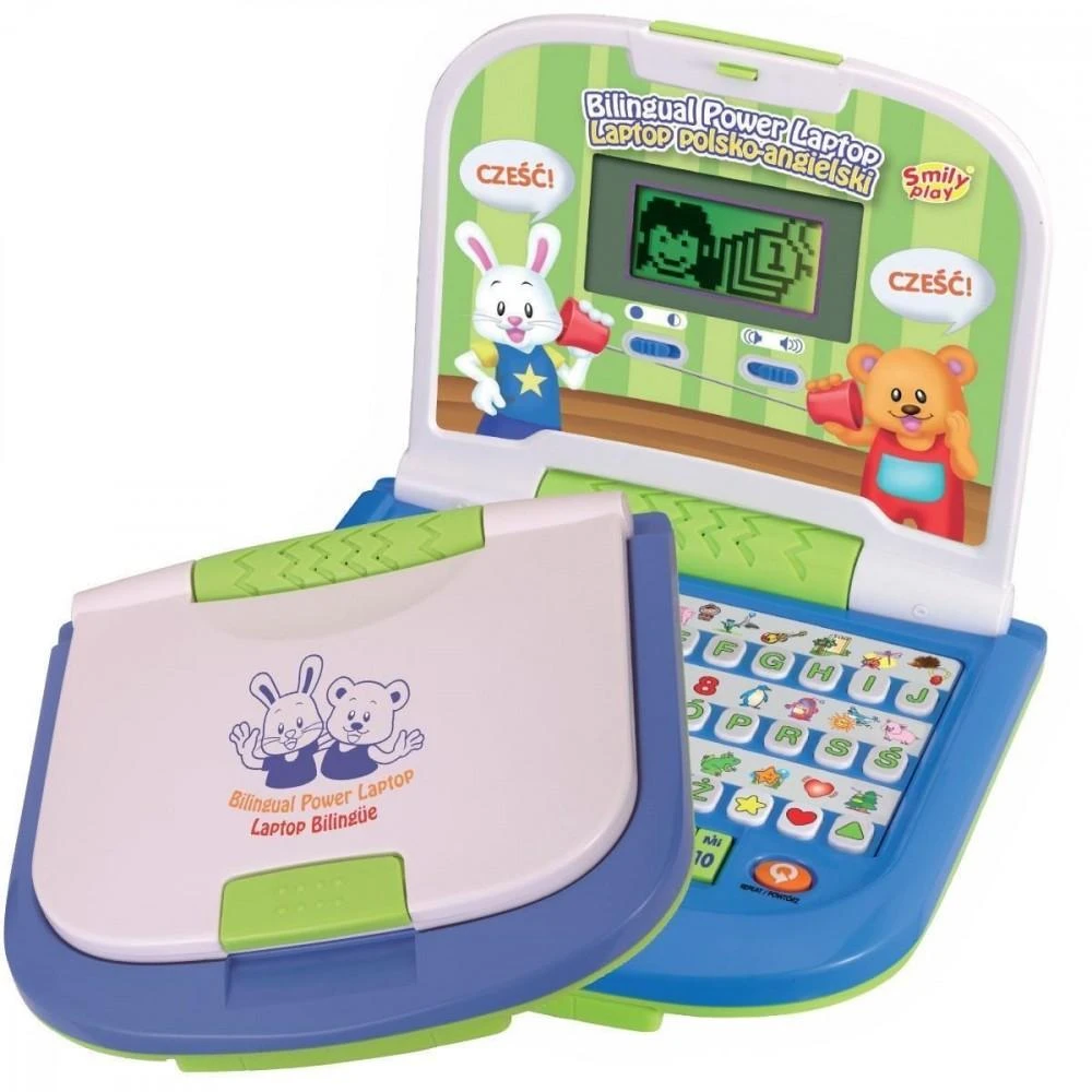Smily Play dvikalbis interaktyvus nešiojamasis kompiuteris, lenkų – anglų