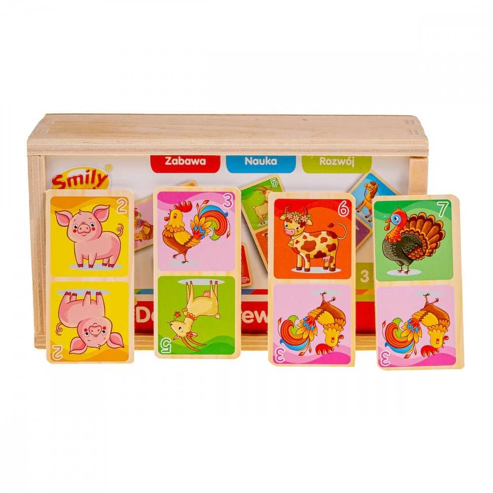 SMILY PLAY SPW83591 Medinis Domino ūkis