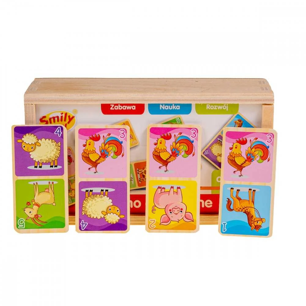 SMILY PLAY SPW83591 Medinis Domino ūkis