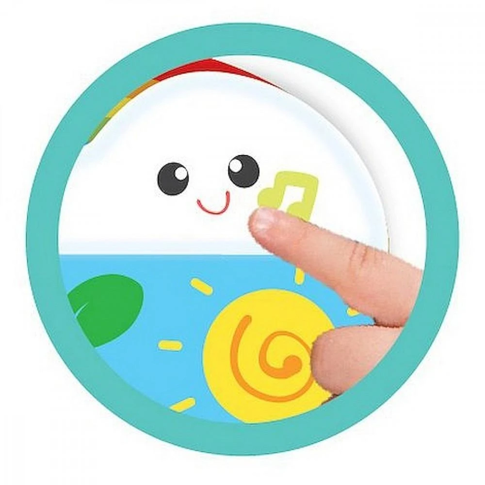 Smily Interaktyvi Winfun sensorinė knyga kūdikiams - Džiunglės