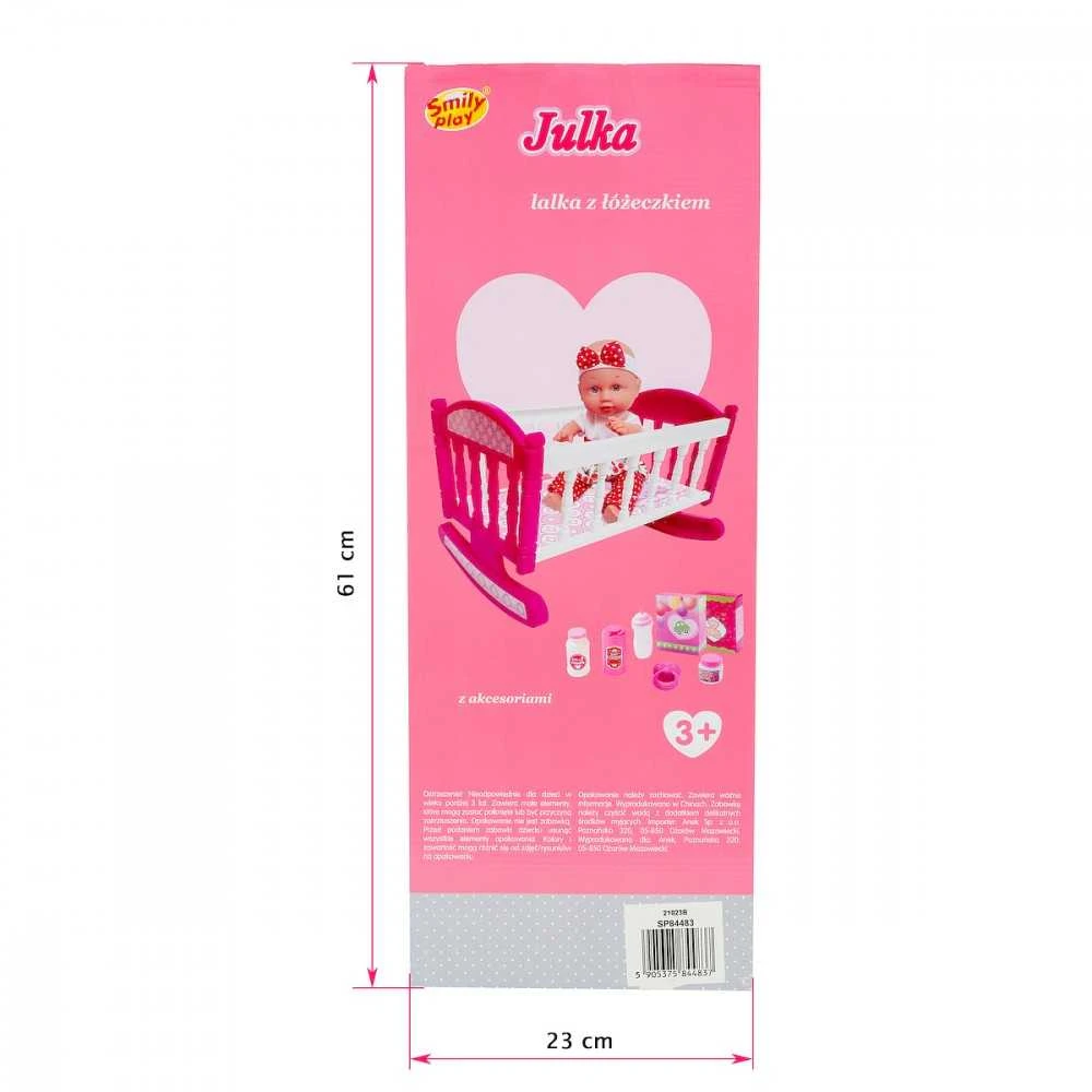 Smily Lėlė ''Julija''su lovyte