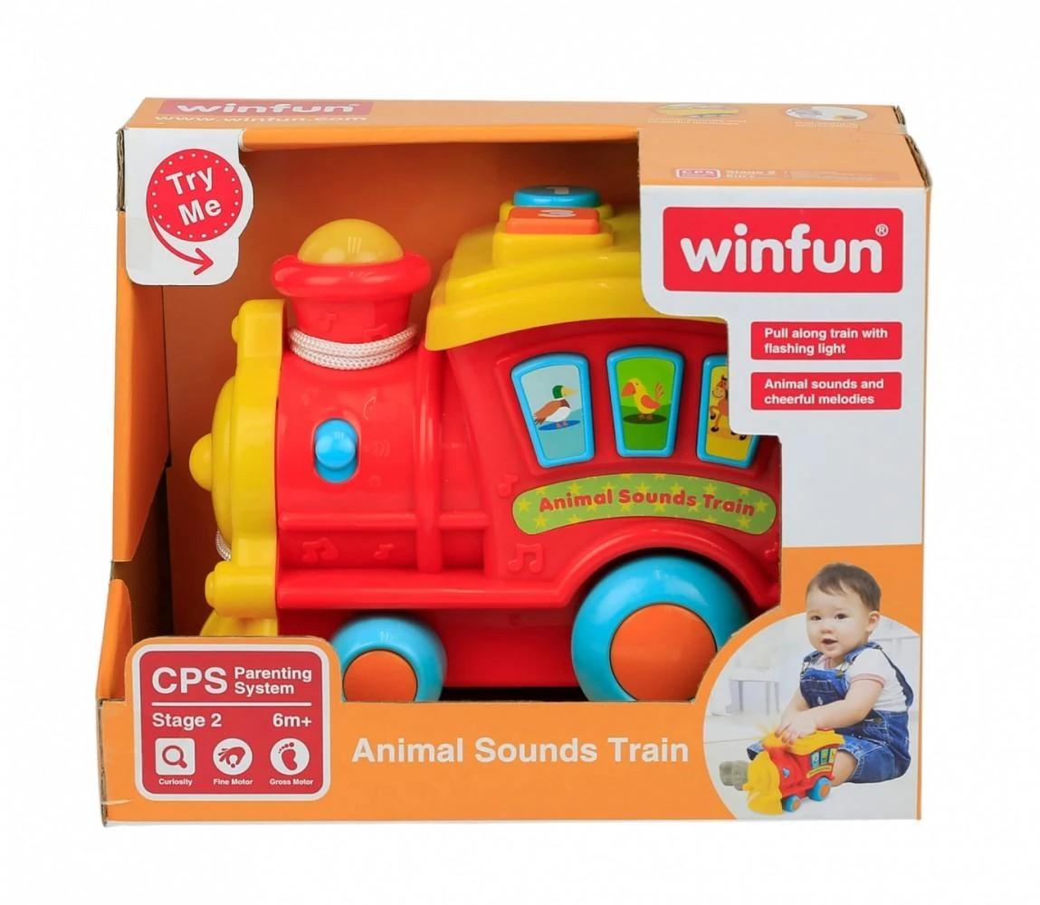 Anek SMILY PLAY 000677 Lokomotyvą traukiantis žaislas