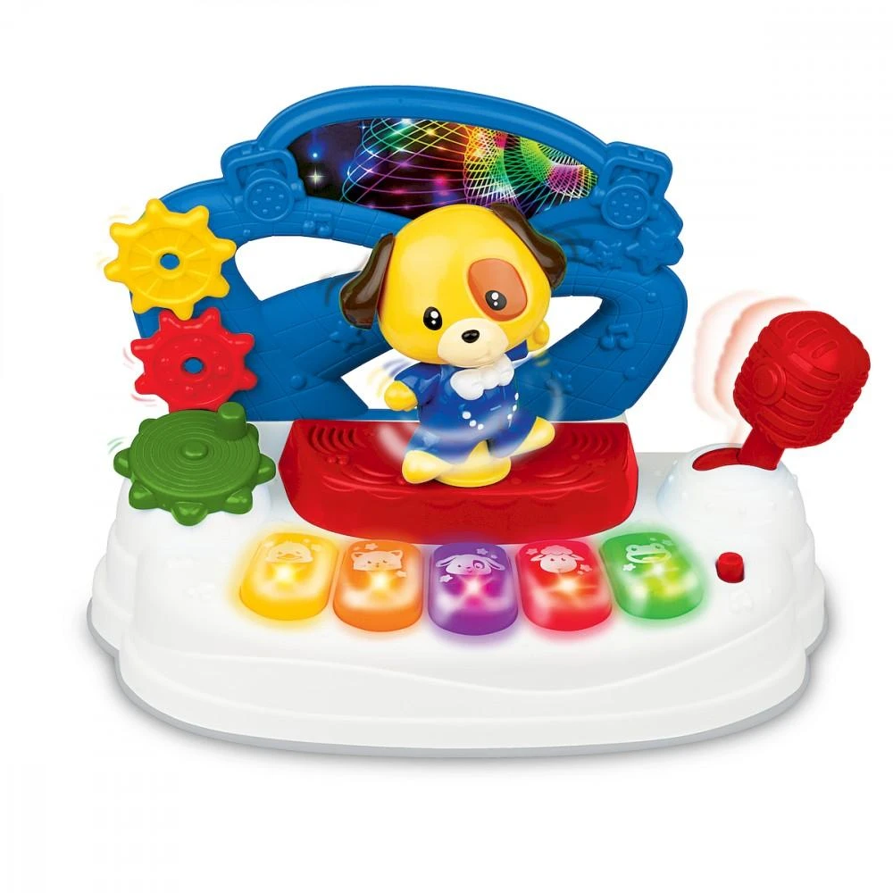 Smily Winfun muzikinis pianinas su šokančiu šuniuku