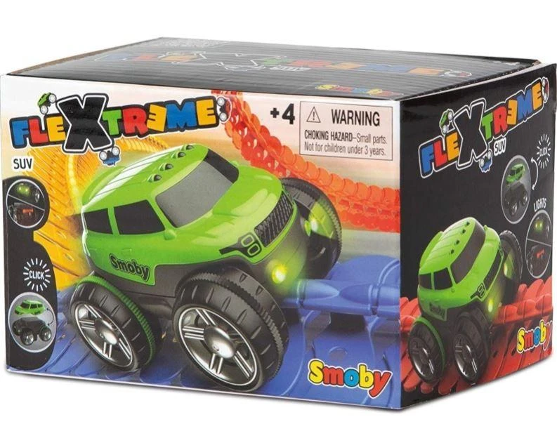 „Smoby Flextreme“ automobilis su šviesa į trasą