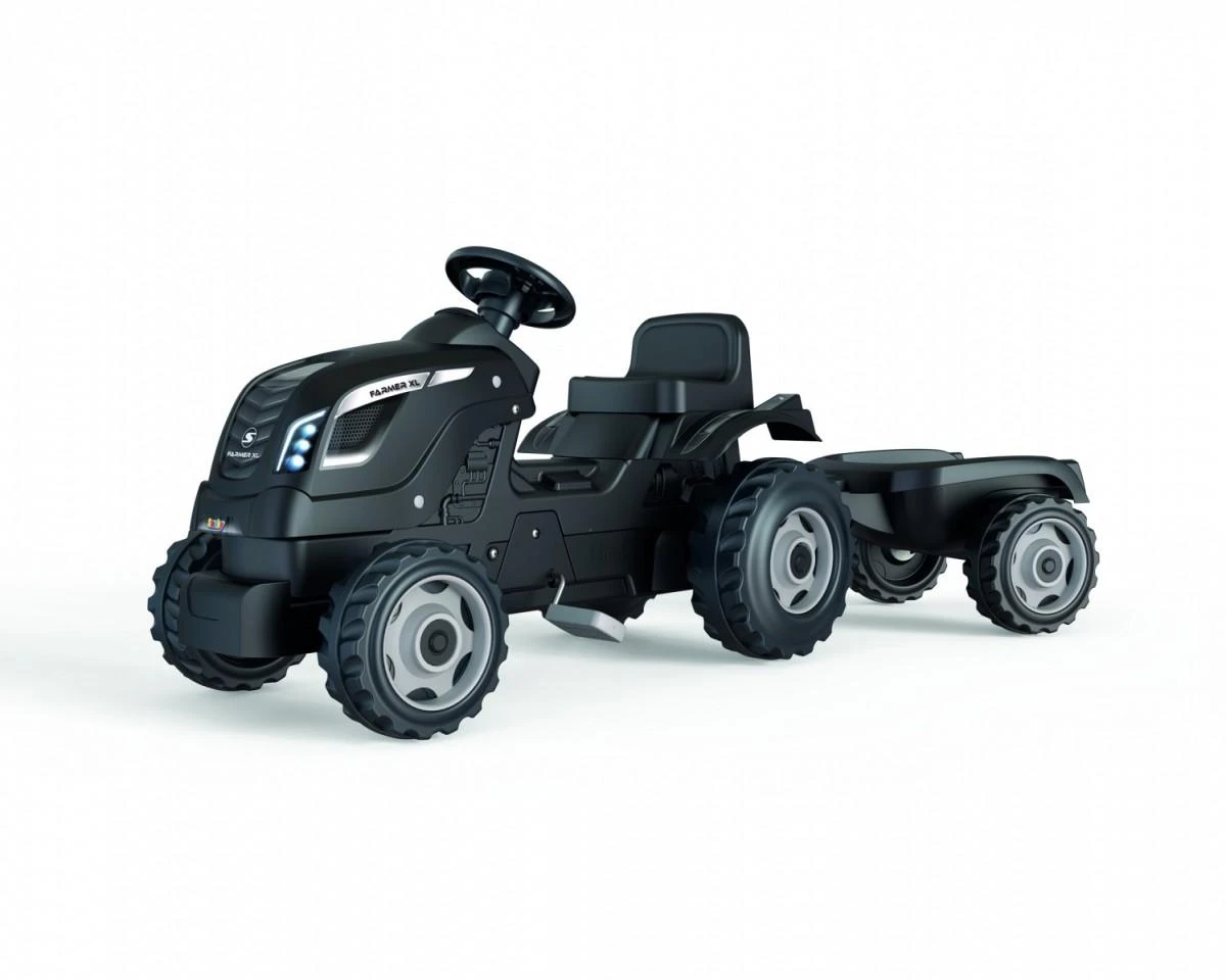 „Smoby Tractor XL Juodas for Pedal“ su priekaba