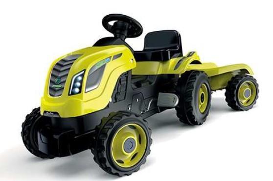 SMOBY Traktorius su priekaba XL, žalias