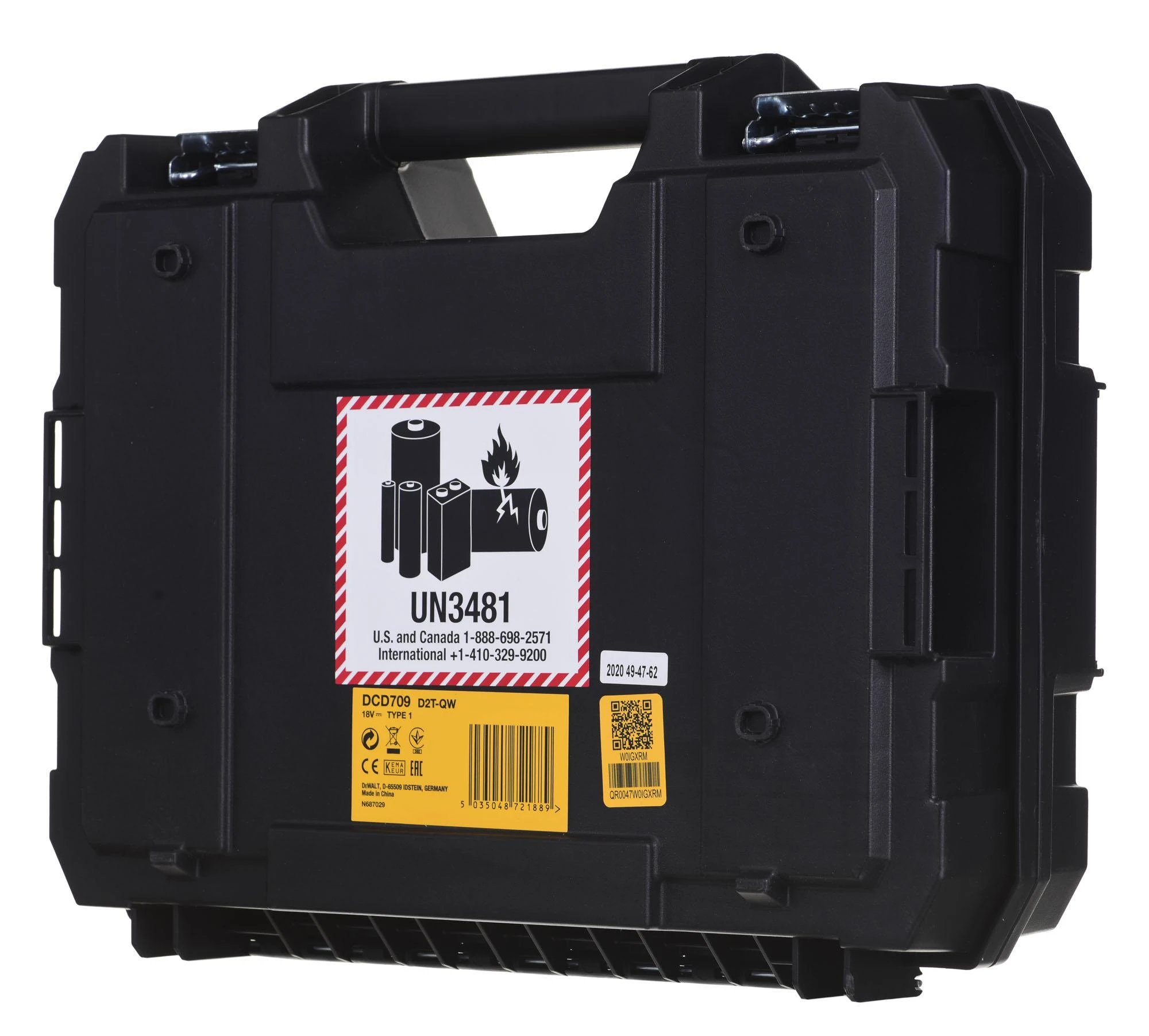 Dewalt 18V XR Kompaktiškas bešepetėlinis smūginis suktuvas-gręžtuvas DCD709D2T-QW