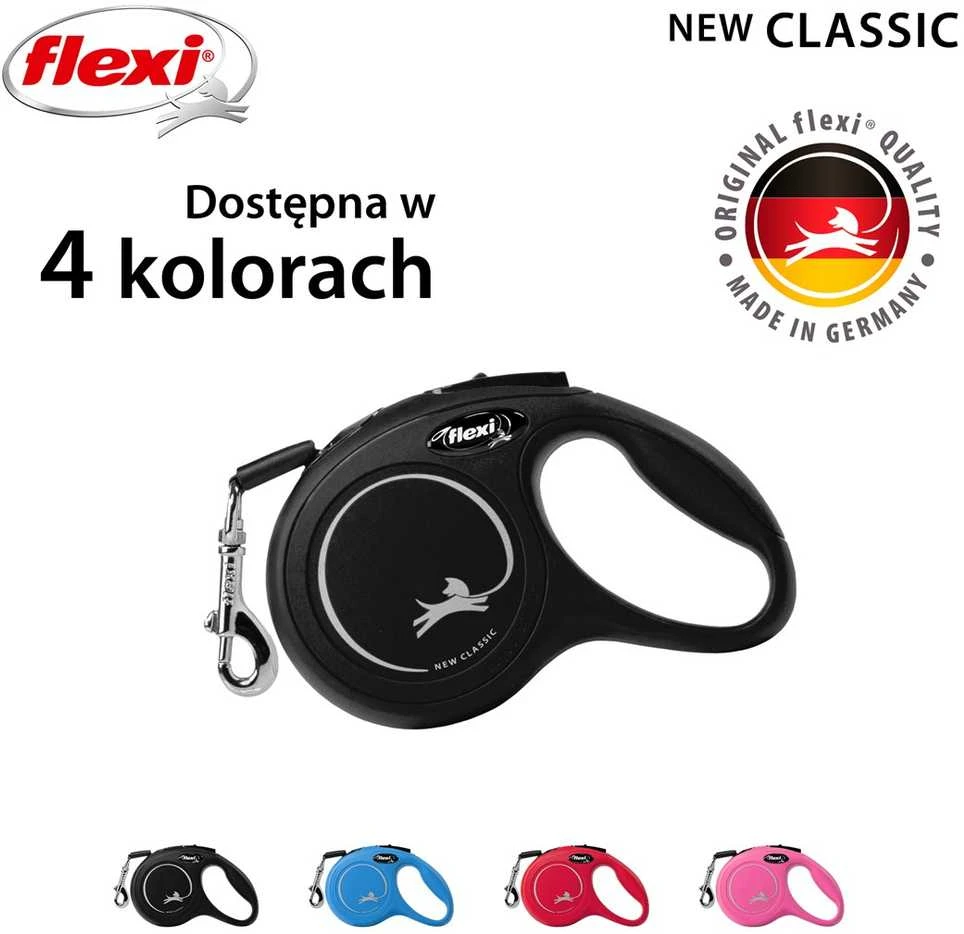 Šunų Pavadėlis - Flexi New Classic Cat XS 3 m Geltona