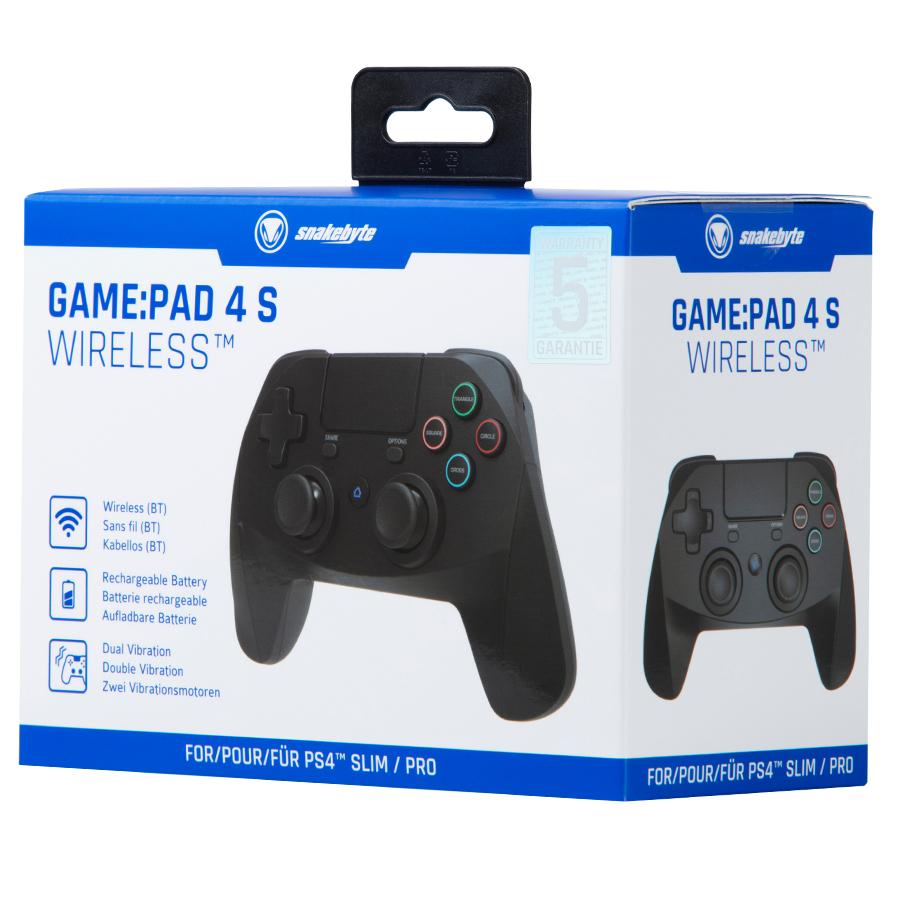 Diverse „Snakebyte Playstation Controller“ ŽAIDIMAS: PAD 4 S WIRELESS Juodas (PS4)