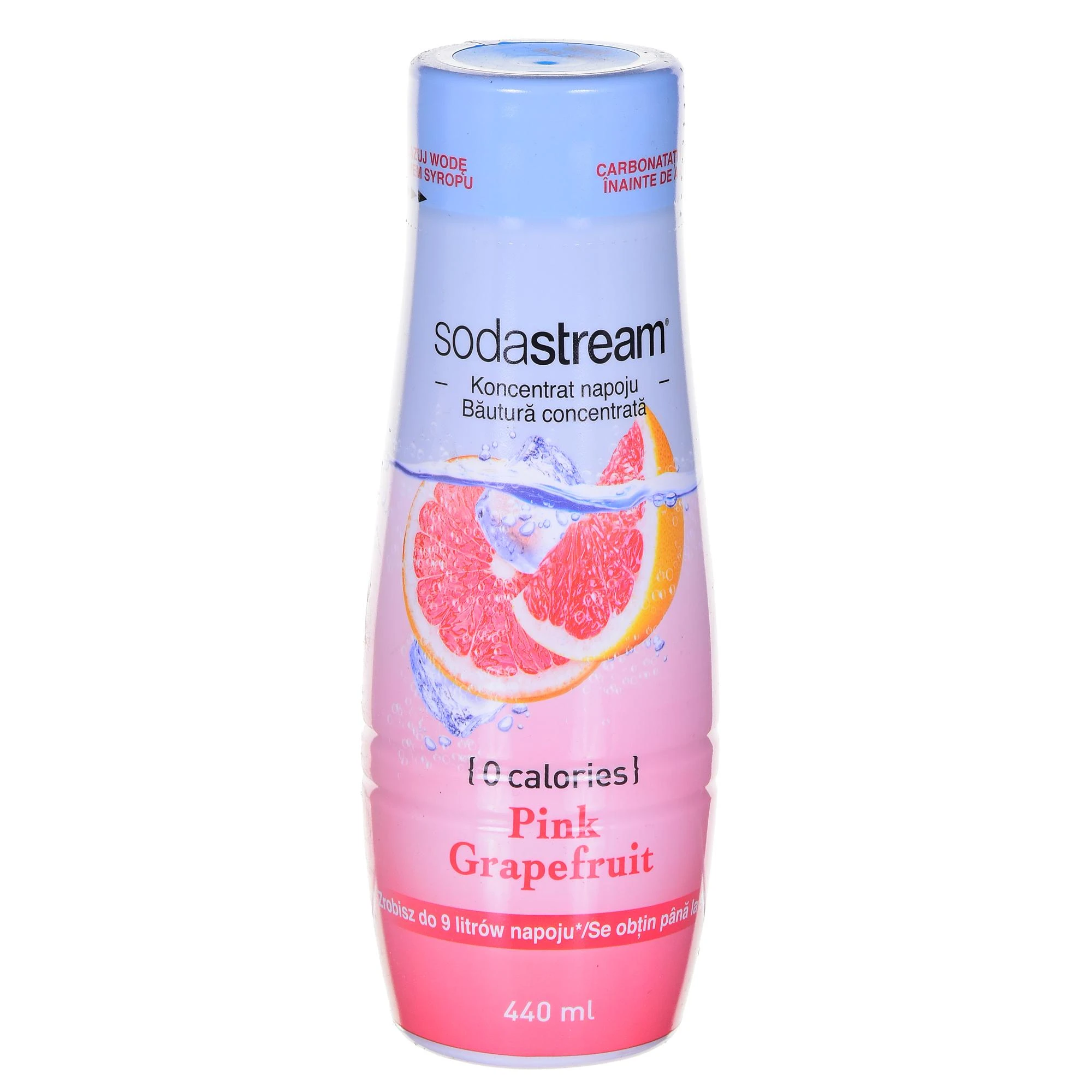 Greipfrutų skonio SodaStream Zero Pink Grapefruit sirupas, 440ml