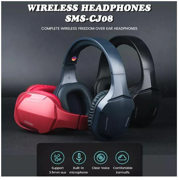 Bluetooth ausinės Somostel (CJ08) raudonos