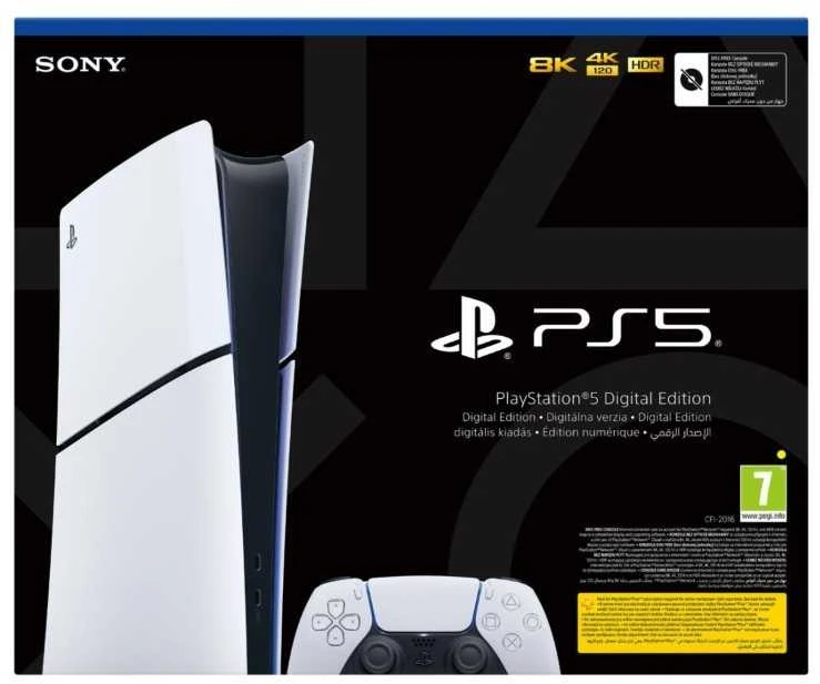 Konsolė sony playstation digital slim e-chassis