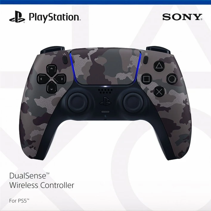 Kontroler sony dualsense v3 pilkas cammo