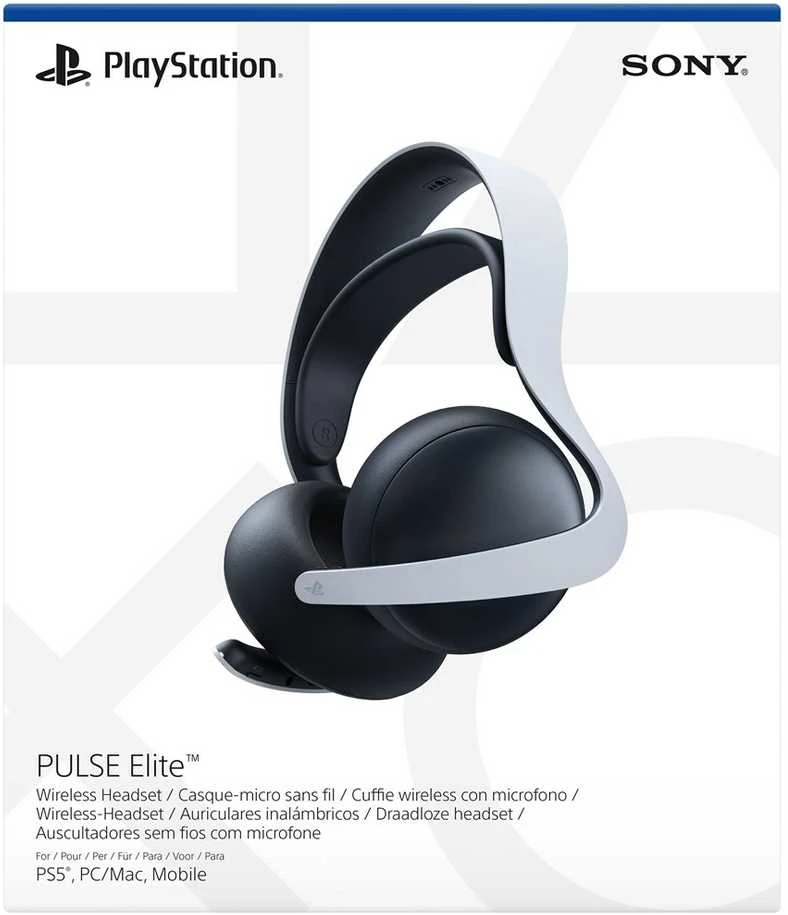 Ausinės Sony Playstation 5 Pulse Elite, Baltos spalvos (9572978)