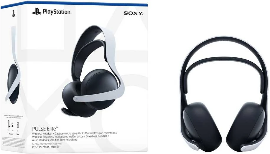Ausinės Sony Playstation 5 Pulse Elite, Baltos spalvos (9572978)