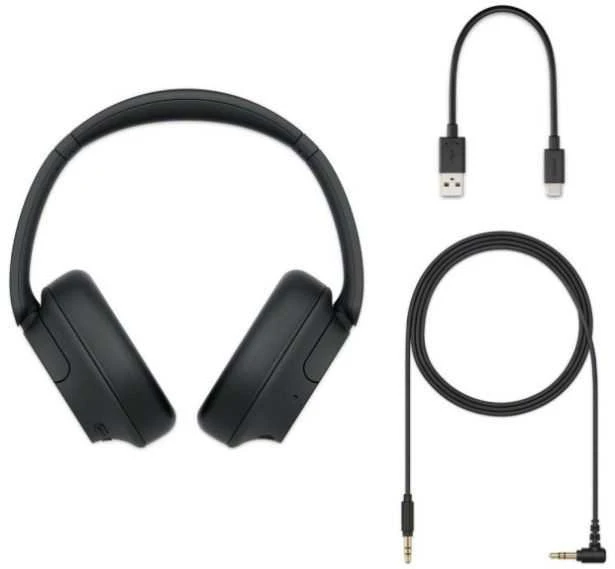 Ausinės „Sony wh-ch720“ triukšmą slopinantis juodas