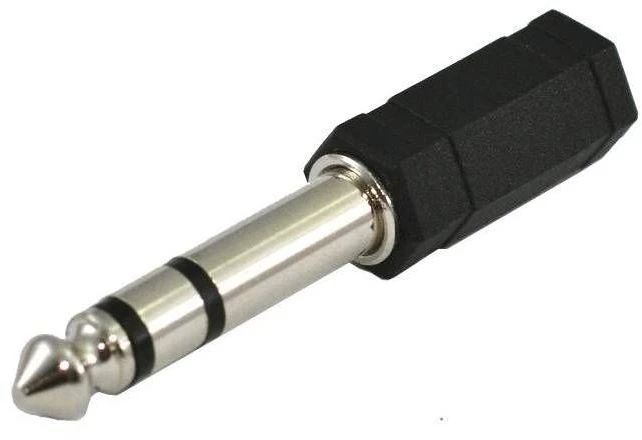 SOUND STATION QUALITY (SSQ) Garso stoties kokybė (ssq) SSQ HA1 SS-1820 Adapteris Stereo 3,5 mm lizdas - Stereo 6,3 mm lizdas Juodas