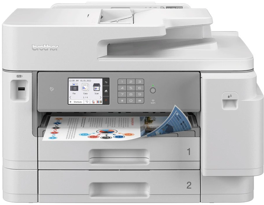 Spausdintuvas BROTHER MFC-J5955DW rašalinis 4 viename, A3, automatinis dokumentų tiektuvas, dvipusis, belaidis, 30 ipm