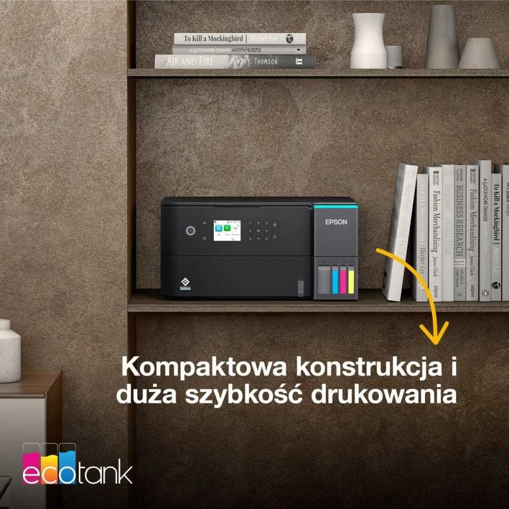 Spausdintuvas Epson | Daugiafunkcinis printers | EcoTank L6360 | Inkjet | Spalvotas | A4 | Wi-Fi | Juodas