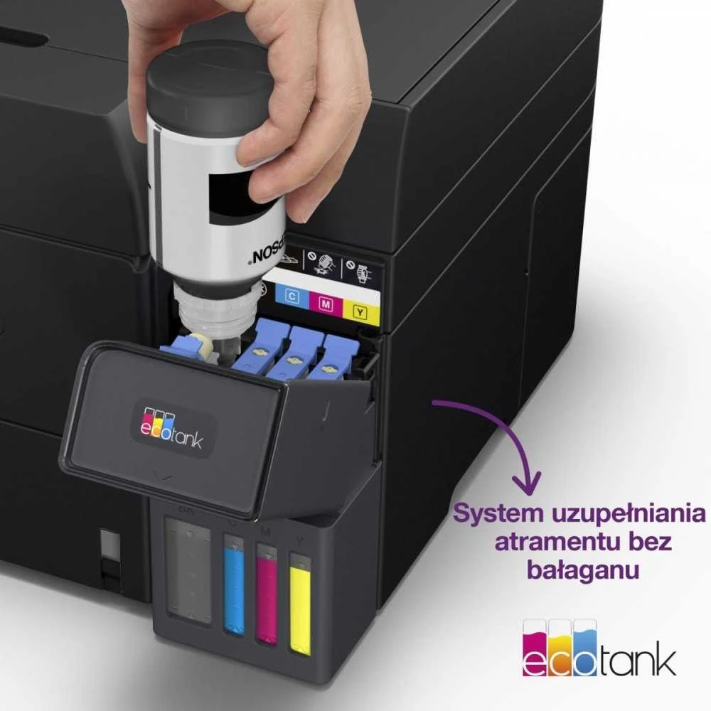 Spausdintuvas Epson | Daugiafunkcinis printers | EcoTank L6360 | Inkjet | Spalvotas | A4 | Wi-Fi | Juodas