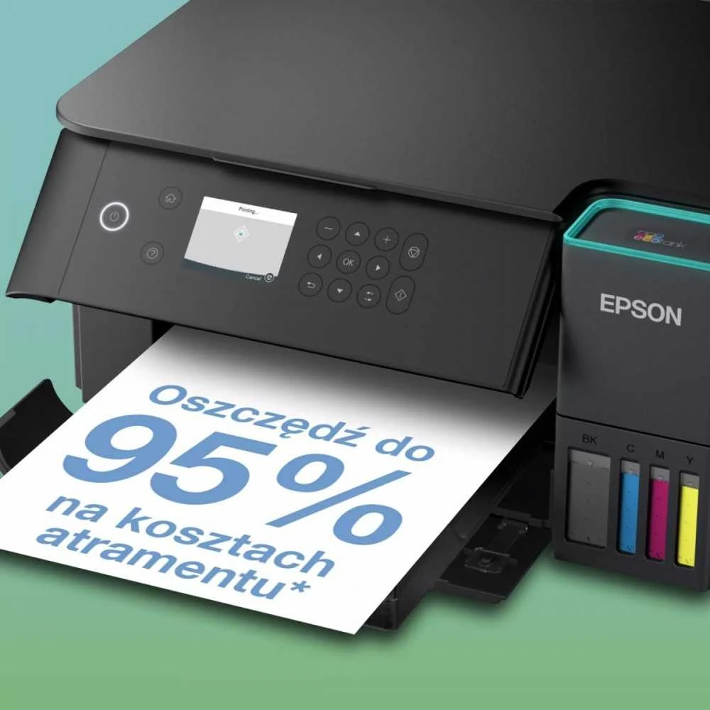 Spausdintuvas Epson | Daugiafunkcinis printers | EcoTank L6360 | Inkjet | Spalvotas | A4 | Wi-Fi | Juodas