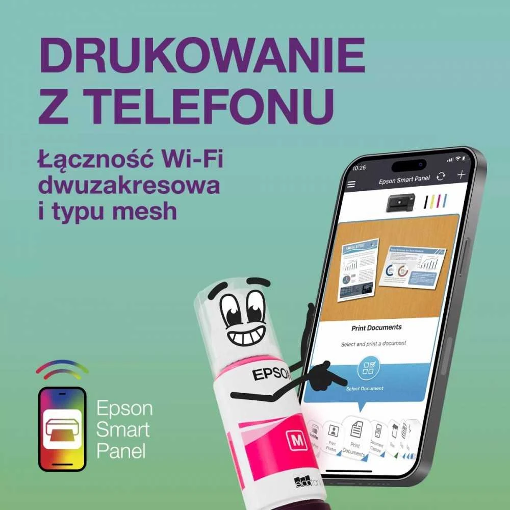Spausdintuvas Epson | daugiafunkcis įrenginys | EcoTank L4360 | Inkjet | Spalvotas | A4 | Wi-Fi