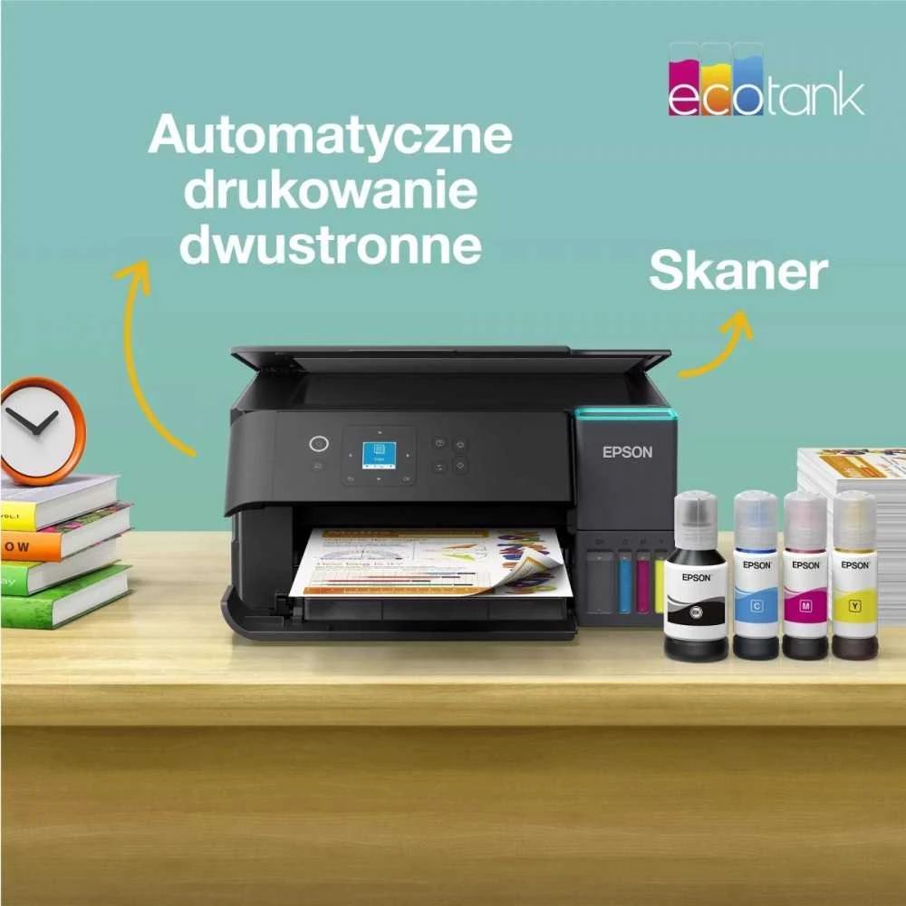 Spausdintuvas Epson | daugiafunkcis įrenginys | EcoTank L4360 | Inkjet | Spalvotas | A4 | Wi-Fi
