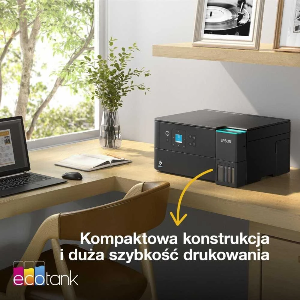 Spausdintuvas Epson | Daugiafunkcinis printers | EcoTank L6360 | Inkjet | Spalvotas | A4 | Wi-Fi | Juodas