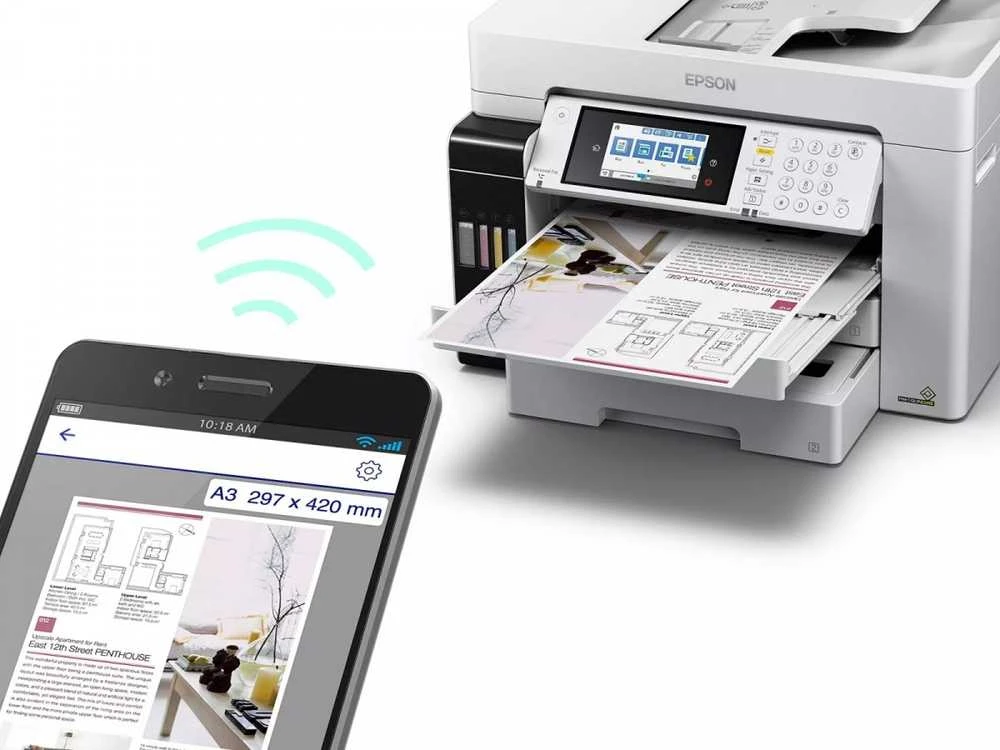 Spausdintuvas Epson | daugiafunkcis įrenginys | EcoTank L15180 | Inkjet | Spalvotas | 4-in-1 | Wi-Fi | Juodas and baltas