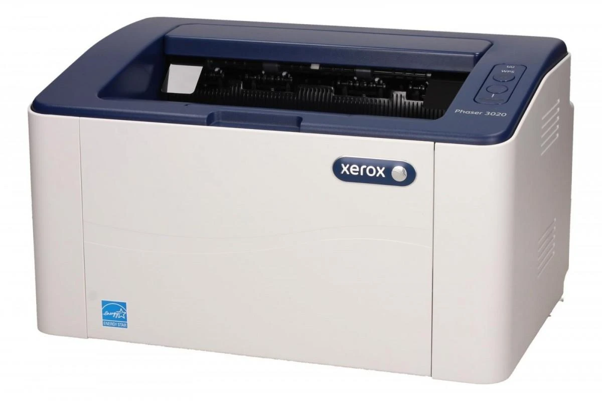 Spausdintuvas „Xerox Phaser 3020BI“, A4, mono lazeris, 20 ppm, 15 000 per mėnesį, 128 Mb, 8,5 sek., 150 lapų, USB 2.0, „WiFi“