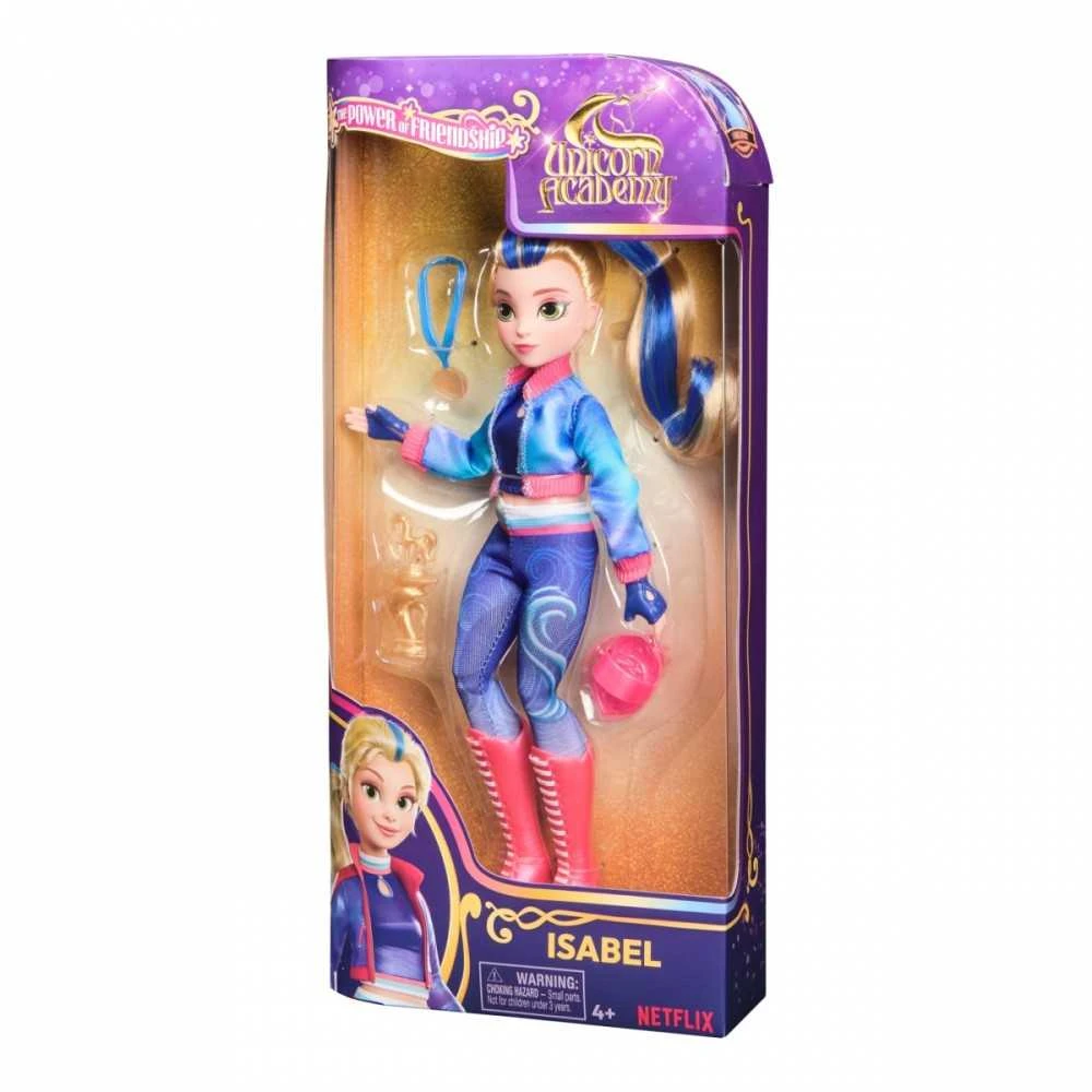 Spin Master Unicorn Vienaragio akademijos Isabel lėlių rinkinys 24 cm Vienaragis Academy Draugystės galia