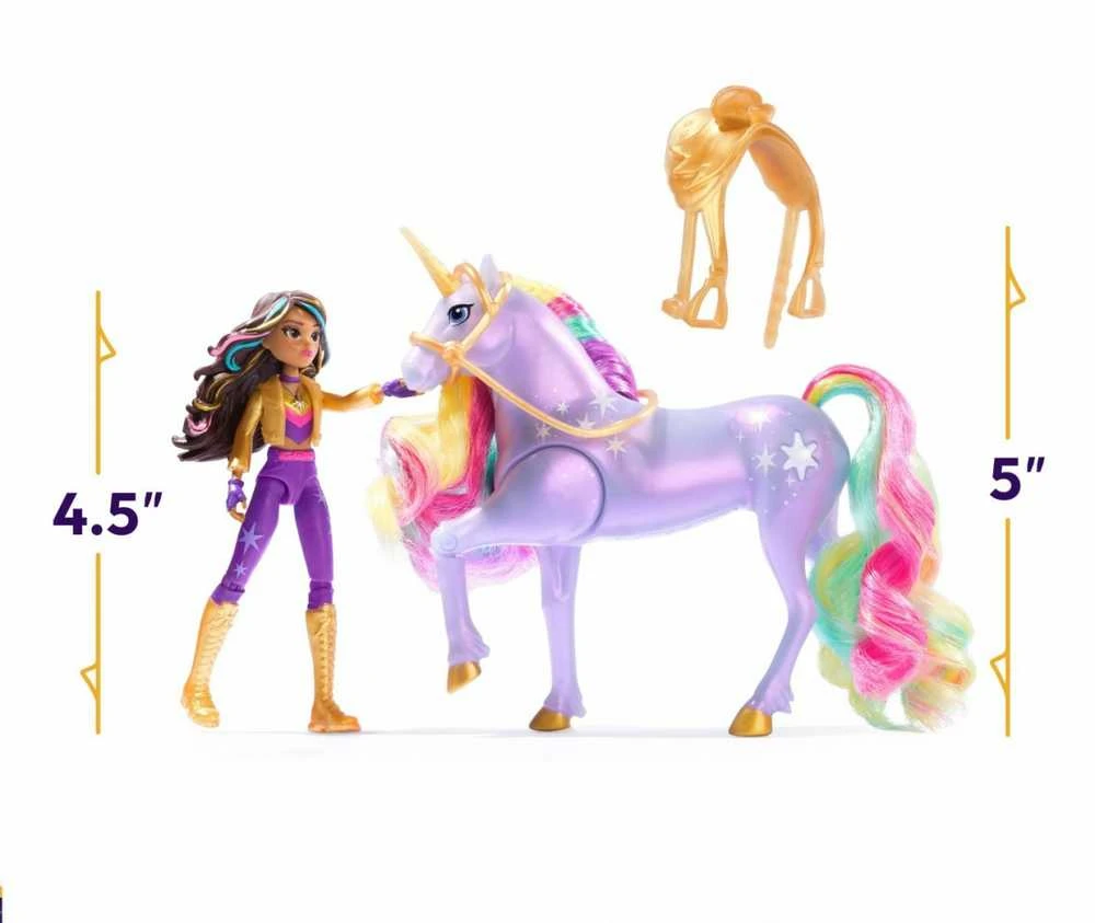 „Spin Master“ lėlė „Unicorn Academy“ Sofija ir „Wildstar“ šviesos efektai