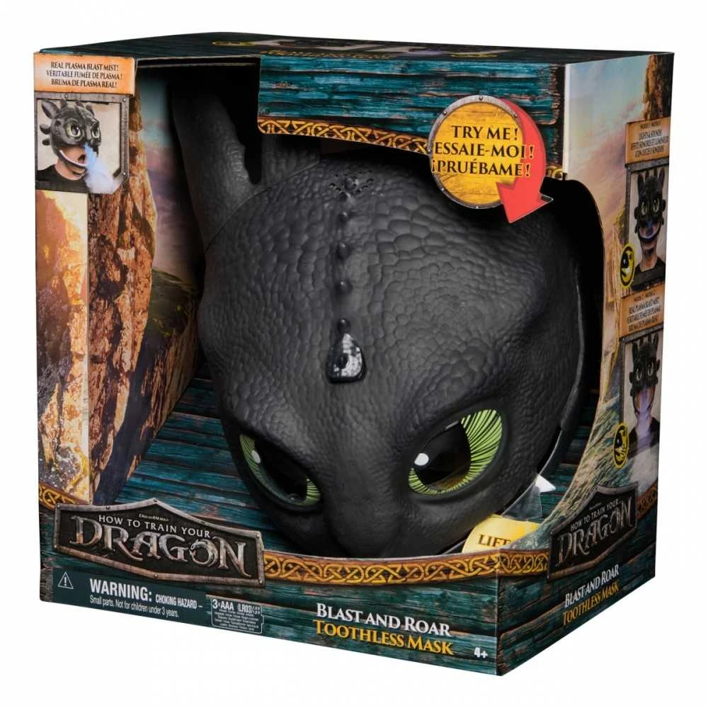 Spin Master DRAGONS Slibino kaukė su garso efektais