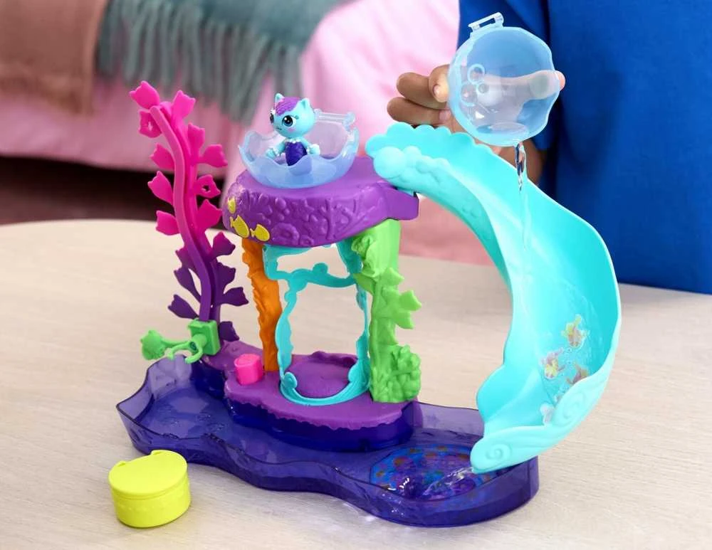 Spin Master Gabby's Dollhouse Gabby filmo „Mercats Kitty“ akvariumo žaidimų rinkinys (6074401)