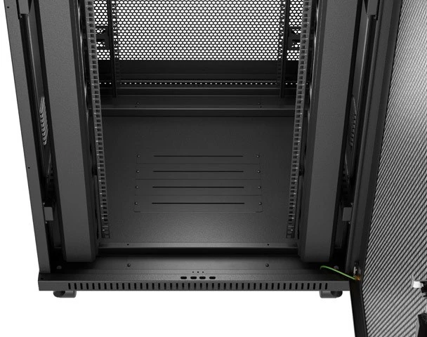 LANBERG Rack spintelė 19 laisvai stovinti 37U 800x800 plokščia pakuotė su tinklelio durelėmis LCD juodas