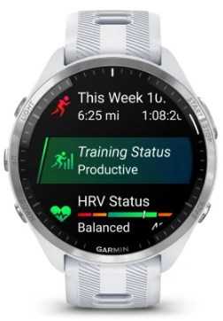 „Garmin Forerunner 965 AMOLED“ sportinis laikrodis, 47 mm, pieniškas kvarcinis