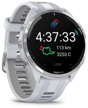 „Garmin Forerunner 965 AMOLED“ sportinis laikrodis, 47 mm, pieniškas kvarcinis