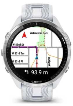 „Garmin Forerunner 965 AMOLED“ sportinis laikrodis, 47 mm, pieniškas kvarcinis