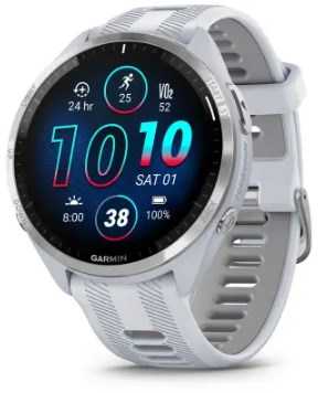 „Garmin Forerunner 965 AMOLED“ sportinis laikrodis, 47 mm, pieniškas kvarcinis