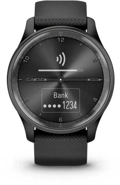 Laikrodis garmin vivomove trend, 40mm lcd juodas