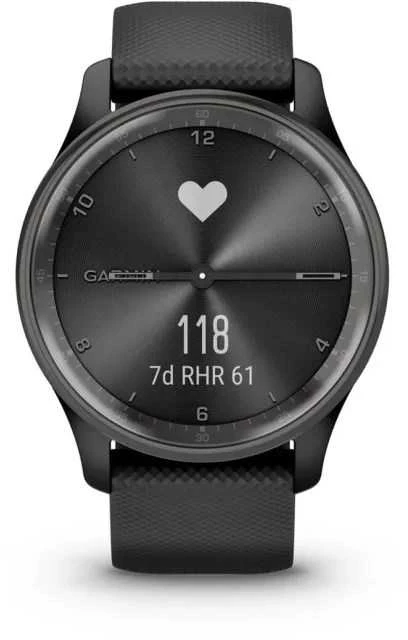Laikrodis garmin vivomove trend, 40mm lcd juodas