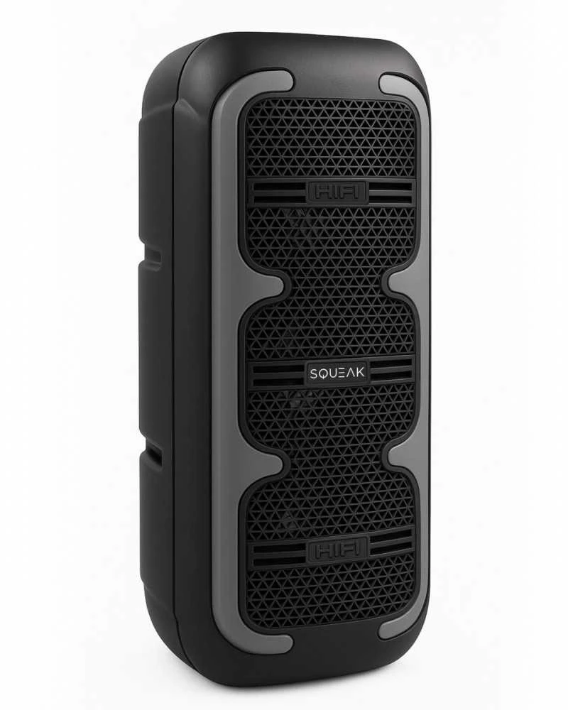 Squeak głośnik karaoke beatone bluetooth 5.3, 45w radio fm, microsd, aux, usb, usb-c sq1009