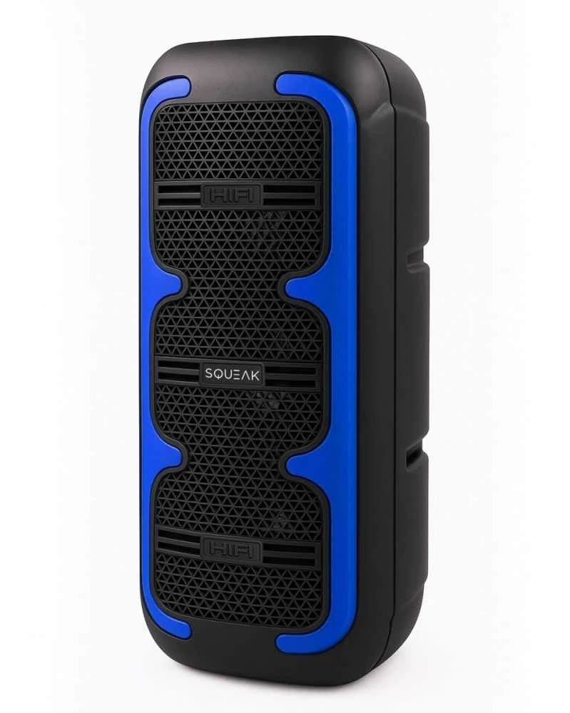 Squeak głośnik karaoke beatone bluetooth 5.3, 45w radio fm, microsd, aux, usb, usb-c sq1009