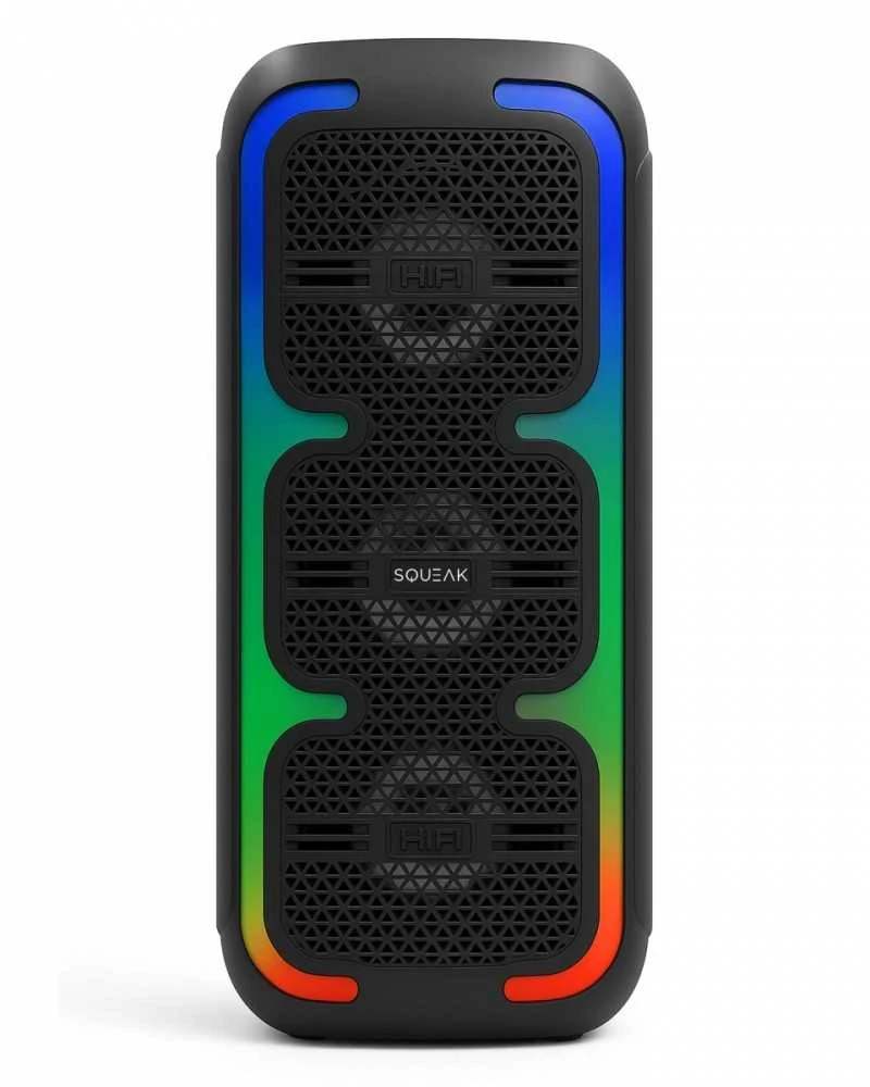 Squeak głośnik karaoke beatone bluetooth 5.3, 45w radio fm, microsd, aux, usb, usb-c sq1009