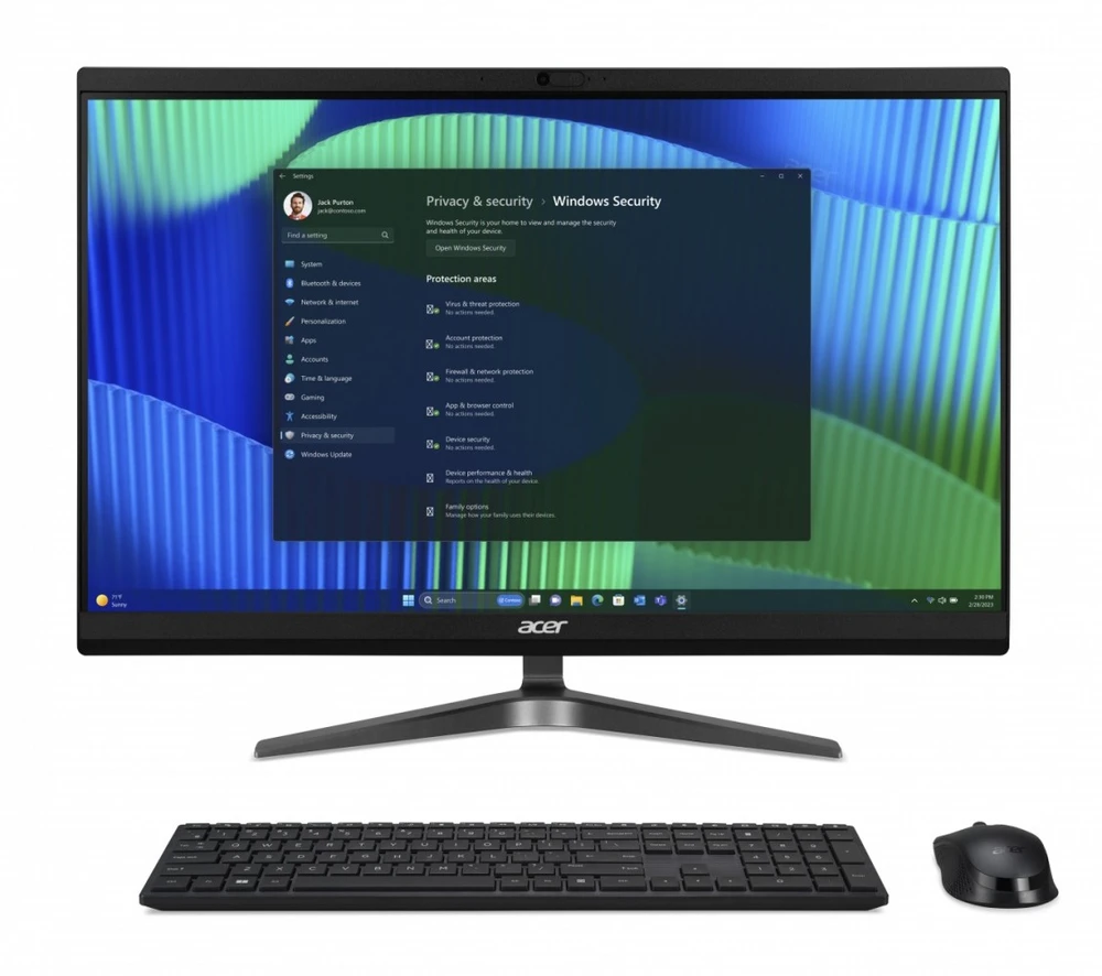 Stacionarus kompiuteris Acer Komputer all in one veriton vero vz2724g i5-14400 8/512/23.8 cala win11 pro