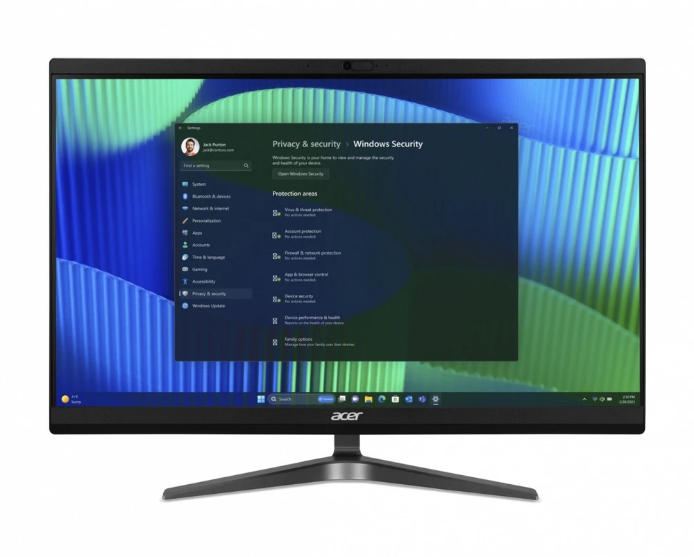 Stacionarus kompiuteris Acer Komputer all in one veriton vero vz2724g i5-14400 8/512/23.8 cala win11 pro