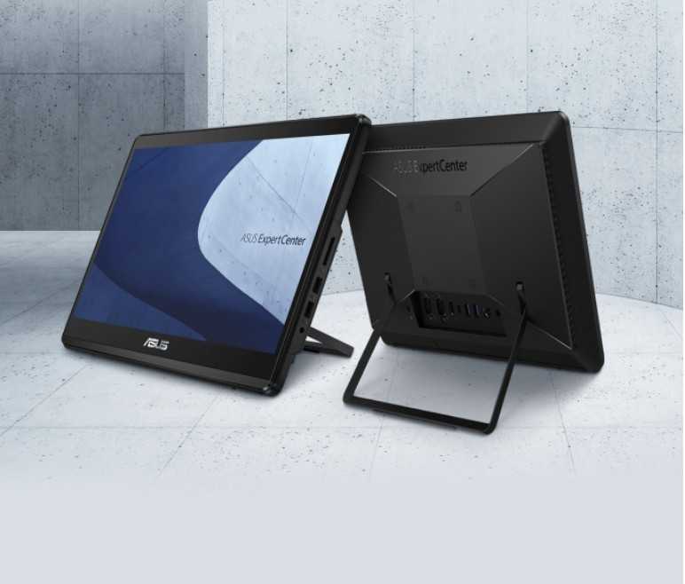 Stacionarus kompiuteris Asus „Viskas viename“ kompiuteris „ExpertCenter E1 e1600WKAT-BMR167M“ su „Celeron N4500“ 8 GB / 256 GB / 15,6 colio ekranu