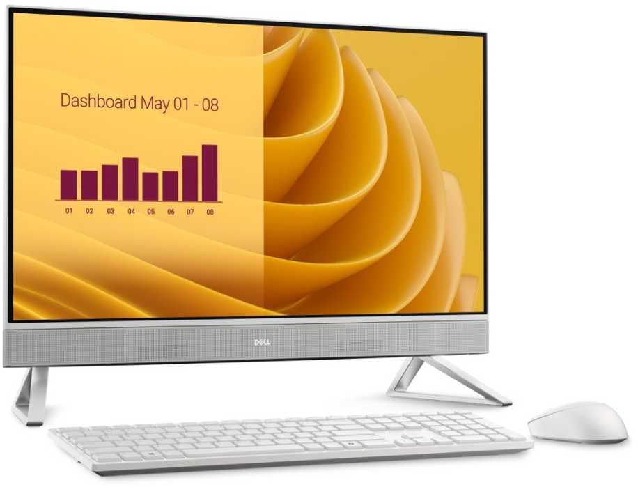 Stacionarus kompiuteris „Dell“ 27" „viskas viename“ kompiuteris EC27250 su „Win11Pro“ pagrindiniu procesoriumi, 7,5 colio procesoriumi, 32 GB procesoriumi, 2 TB procesoriumi, 27.0 FHD procesoriumi, „Intel“ vaizdo plokšte, kamera, belaidis internetas + BT, apšvietimu ir 3 metų „Pro“ palaikymu.