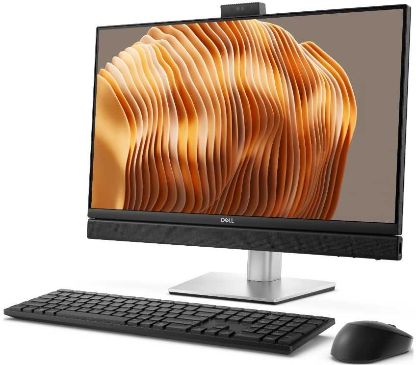 Stacionarus kompiuteris „Dell Pro 24“ „viskas viename“ kompiuteris su QB24250 W11Pro u7 265/16 GB/512 GB/23,81 colio FHD/Intelligencija/FHD kamera/mikrofonas/WLAN+BT/belaidis KB ir pelė/160 W/3 metai